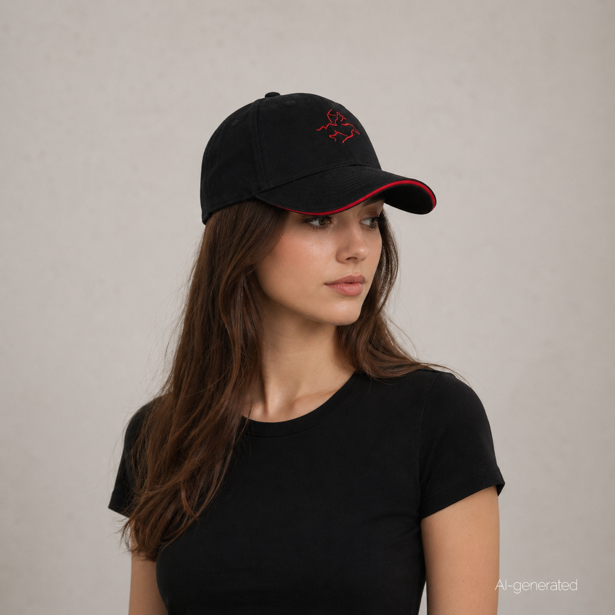 Baseball Cap with a brim edge